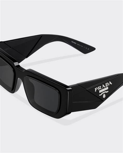 prada spr 54r|Slate Gray Lenses Sunglasses With Prada Logo .